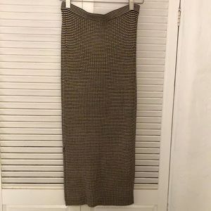 Theory sweater knit midi skirt